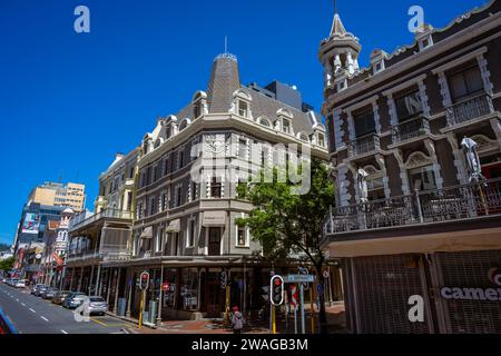 Winchester House in der Long Street in Kapstadt, Südafrika an einem sonnigen Tag Stockfoto