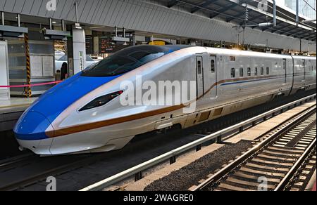 Shinkansen Zug Tokio Stockfoto