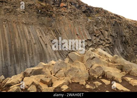 Der Studlagil Canyon befindet sich in Ost-Island im Glacier Valley namens Jokuldalur Stockfoto