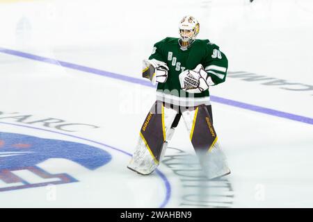 Tsongas Center. Januar 2024. Massachusetts, USA; Bostoner Torhüterin Emma Soderberg (30) in einem Spiel zwischen Boston und Minnesota im Tsongas Center. (c) Burt Granofsky/CSM/Alamy Live News Stockfoto