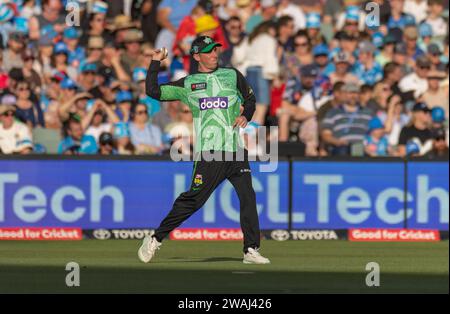 Adelaide, Australien. 31. Dezember 2023. Action während des Spiels der Men's Big Bash League zwischen Adelaide Strikers und Melbourne Stars im Adelaide Oval. Stockfoto