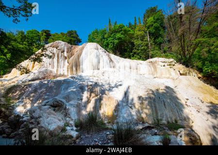 San Filippos Wasserfall-Thermalbäder - Italien Stockfoto