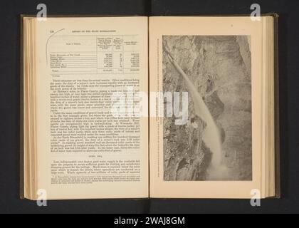 Ansicht der Hobson Mine in Placer County, Kalifornien, Anonym, um 1885 - in oder vor 1890 photomechanischer Druck Placer County Papier Kollotypmine Placer County Stockfoto