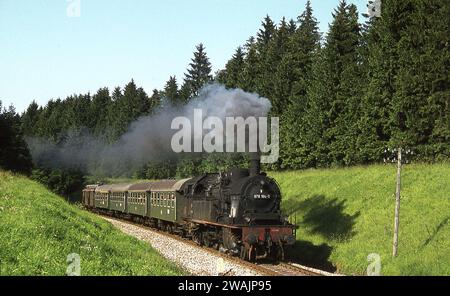 Photographimg-Dampfmaschinen im Einsatz in Frankreich/Westdeutschland Juni/Juli 1971 Stockfoto