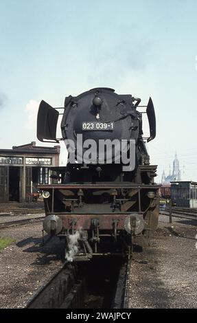 Photographimg-Dampfmaschinen im Einsatz in Frankreich/Westdeutschland Juni/Juli 1971 Stockfoto