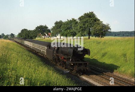 Photographimg-Dampfmaschinen im Einsatz in Frankreich/Westdeutschland Juni/Juli 1971 Stockfoto