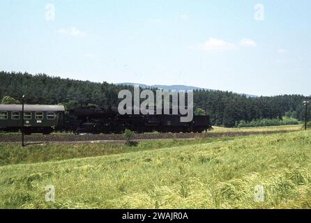 Photographimg-Dampfmaschinen im Einsatz in Frankreich/Westdeutschland Juni/Juli 1971 Stockfoto