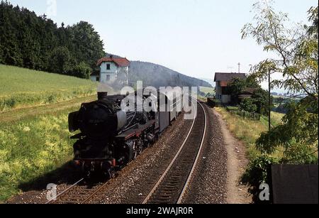 Photographimg-Dampfmaschinen im Einsatz in Frankreich/Westdeutschland Juni/Juli 1971 Stockfoto