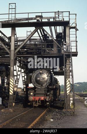 Photographimg-Dampfmaschinen im Einsatz in Frankreich/Westdeutschland Juni/Juli 1971 Stockfoto