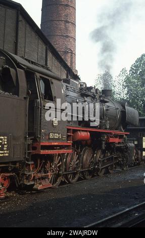 Photographimg-Dampfmaschinen im Einsatz in Frankreich/Westdeutschland Juni/Juli 1971 Stockfoto