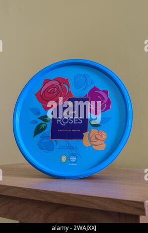 Wanne mit Cadbury's Roses Pralinen Stockfoto