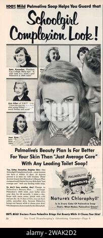 Vintage-Werbespot „Good Housekeeping“ Juni 1953, USA Stockfoto