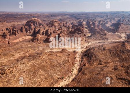 Al Ula, Arabie Saoudite. Januar 2024. Landschaft während des Prologs der Dakar 2024 am 5. Januar 2024 in Al-Ula, Saudi-Arabien - Foto Florent Gooden/DPPI Credit: DPPI Media/Alamy Live News Stockfoto