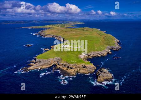 Republik Irland, County Donegal, St. John's Point Lighthouse Stockfoto