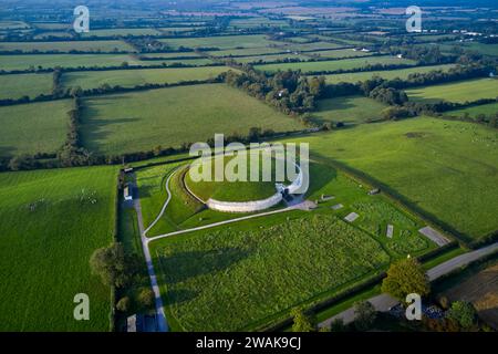 Republik Irland, Leinster, County Meath, Newgrange, UNESCO-Weltkulturerbe Stockfoto