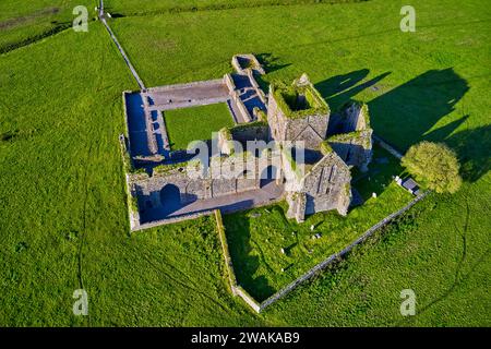 Republik Irland, Munster, County Tipperary, Hore Abbey, ruiniertes Zisterzienserkloster Stockfoto