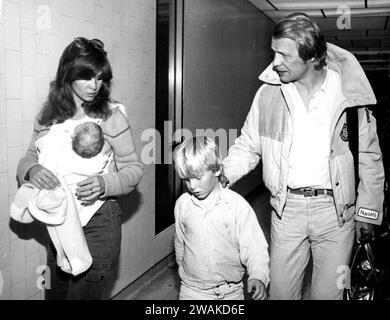 David Soul ist gestorben. David Soul mit Frau und zwei Kindern Copyright: XRalphxDominguez/MediaPunchx Stockfoto