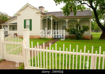 LBJ Boyhood Home, Lyndon B. Johnson National Historical Park, Texas Stockfoto