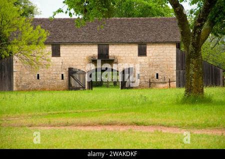 Bruckner Barn, Lyndon B. Johnson National Historic Park, Texas Stockfoto