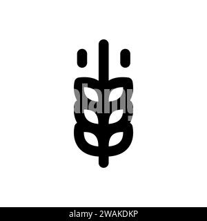 Total carbohydrates line black icon. Nutrition facts. Stock Vektor