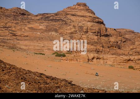 Al Ula, Arabie Saoudite. Januar 2024. 134 FELIU Isaac (Spa), Twintrail Racing Team, KTM, Moto, Originals von Motul, Aktion während des Prologs der Dakar 2024 am 5. Januar 2024 in Al-Ula, Saudi-Arabien - Foto Julien Delfosse/DPPI Credit: DPPI Media/Alamy Live News Stockfoto