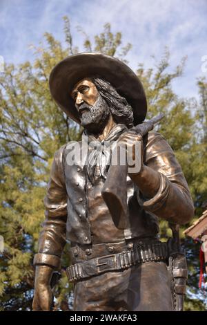 Tombstone, AZ., USA 12/30/2023. Edward Lawrence Schieffelin (1847–1897) war ein wahrer Wanderer; er war ein indischer Pfadfinder und Prospektor. Stockfoto