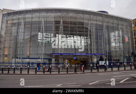 London, Großbritannien. Januar 2024. Außenansicht der Blackfriars Station. Quelle: Vuk Valcic/Alamy Stockfoto