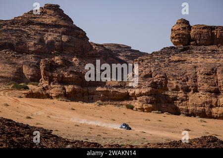 309 CASALE Ignacio (chl), LEON Alvaro (chl), X-RAID Yamaha Supported Team, Yamaha X-RAID YXZ 1000 R Turbo, FIA Challenger, Action beim Prolog der Dakar 2024 am 5. Januar 2024 in Al-Ula, Saudi Arabien - Foto Julien Delfosse / DPPI Stockfoto