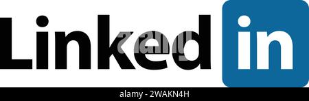 LinkedIn Logo Vektor | Social Media Interface Stock Vektor