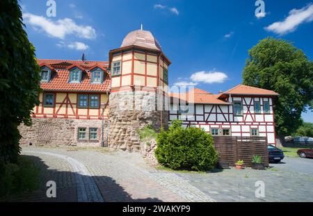 Schloss Heringen, Landkreis Nordhausen, Thüringen, Deutschland, Europa Stockfoto