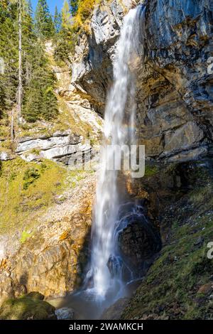 Wasserfall von Johannesburg, Bezirk Sankt Johann im Pongau, Land Salzburg, Österreich Stockfoto