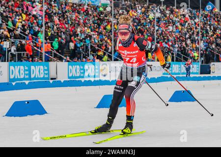 Oberhof, Deutschland. Januar 2024. Selina Grotian (Deutschland), 05.01.2024, Oberhof (Deutschland), IBU World Cup Biathlon Oberhof 2024 Credit: dpa/Alamy Live News Stockfoto