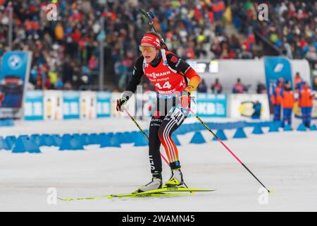 Oberhof, Deutschland. Januar 2024. Sophia Schneider (Deutschland), 05.01.2024, Oberhof (Deutschland), IBU World Cup Biathlon Oberhof 2024 Credit: dpa/Alamy Live News Stockfoto