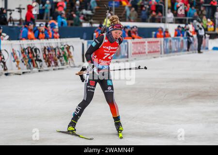 Oberhof, Deutschland. Januar 2024. Selina Grotian (Deutschland), 05.01.2024, Oberhof (Deutschland), IBU World Cup Biathlon Oberhof 2024 Credit: dpa/Alamy Live News Stockfoto