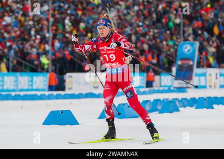 Oberhof, Deutschland. Januar 2024. Anna Gandler (AUT, Österreich), 05.01.2024, Oberhof (Deutschland), IBU World Cup Biathlon Oberhof 2024 Credit: dpa/Alamy Live News Stockfoto