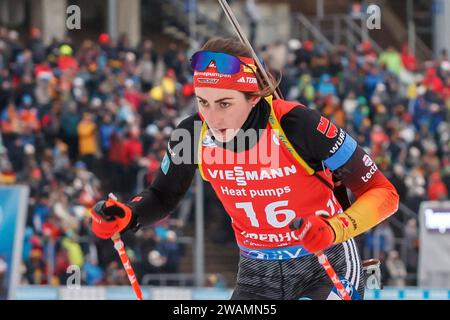 Oberhof, Deutschland. Januar 2024. Vanessa Voigt (Deutschland), 05.01.2024, Oberhof (Deutschland), IBU World Cup Biathlon Oberhof 2024 Credit: dpa/Alamy Live News Stockfoto