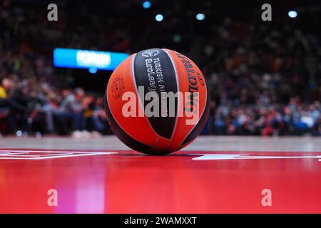 Mailand, Italien. Januar 2024. Euroleague Basketball während der EA7 Emporio Armani Milano vs FC Bayern München, Basketball Euroleague Spiel in Mailand, Italien, 05. Januar 2024 Credit: Independent Photo Agency/Alamy Live News Stockfoto