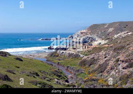 Strand auf der Rückseite von Catalina Island, Kalifornien, USA Stockfoto