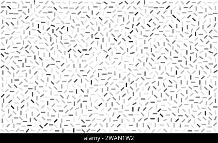 Abstraktes nicht-nahtloses Muster, einfache verstreute Geometrie Formen Hintergrund Vektor Illustration gefüllt mit verschiedenen Elementen der grauen Farbe, dekorative Textur, trendiges modernes Design Stock Vektor