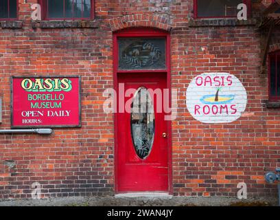 Oasis Bordell Museum, Wallace, Idaho Stockfoto