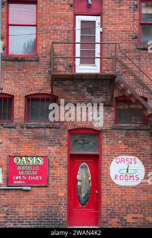 Oasis Bordell Museum, Wallace, Idaho Stockfoto