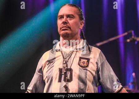 Mike Patton tritt live mit Mr. Bungle auf Stockfoto