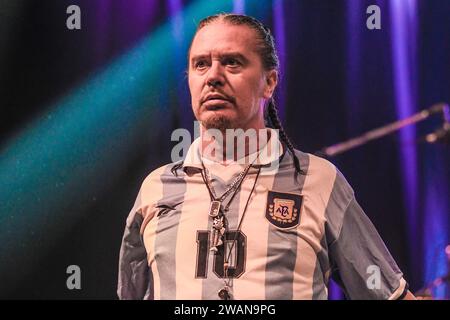 Mike Patton tritt live mit Mr. Bungle auf Stockfoto