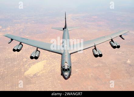 Eine B-52 Stratofortress, die dem 307th Bomb Wing, Barksdale Air Force Base, Louisiana, zugeordnet ist Stockfoto