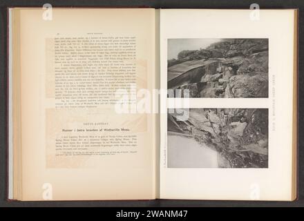 Zwei Gesichter auf einer Ruine eines Felsenhauses im Mesa Verde Nationalpark, um 1891 - in oder vor 1893 photomechanischer Druck Mesa Verde National ParkParis Papierruine einer Wohnung, eines Hauses, einer Burg usw. Der Mesa Verde-Nationalpark ist ein Höhlenbewohner Stockfoto