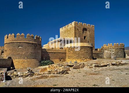 Alcazaba in Almeria, 10. Jahrhundert, Andalusien, Provinz Almeria, Spanien Stockfoto