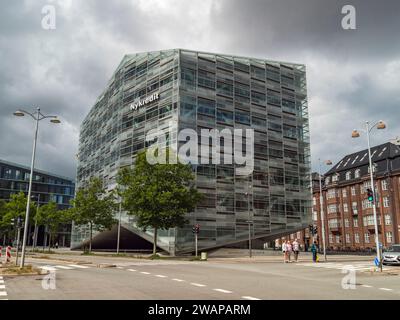 Der Hauptsitz von Nykredit, einer der führenden Hypothekenbanken Dänemarks in Kopenhagen, Dänemark. Stockfoto