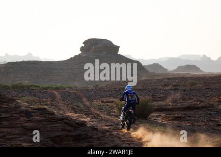 30 MAIO Antonio (PRT), Yamaha Portugal, Yamaha, Moto, Action während der ersten Etappe der Dakar 2024 am 6. Januar 2024 zwischen Al-Ula und Al Henakiyah, Saudi Arabien - Foto Antonin Vincent/DPPI Credit: DPPI Media/Alamy Live News Stockfoto