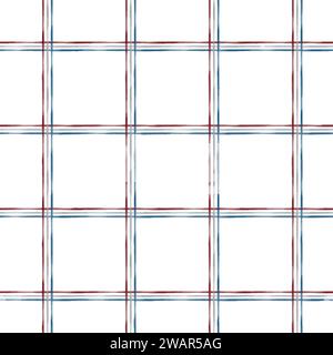 Abstraktes Muster für nahtlose Vektorlinien auf isoliertem Hintergrund. Rasterpapier für Notizen oder Dekorationen. Nahtlose Strukturierung im französischen Stil für Stock Vektor
