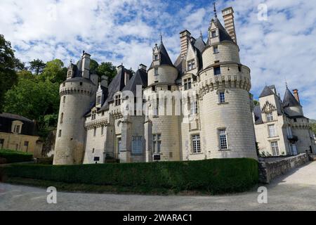 Schloss von Usse, das berühmte Schloss Dornröschen in Rigny-Usse, Indre-et-Loire Stockfoto
